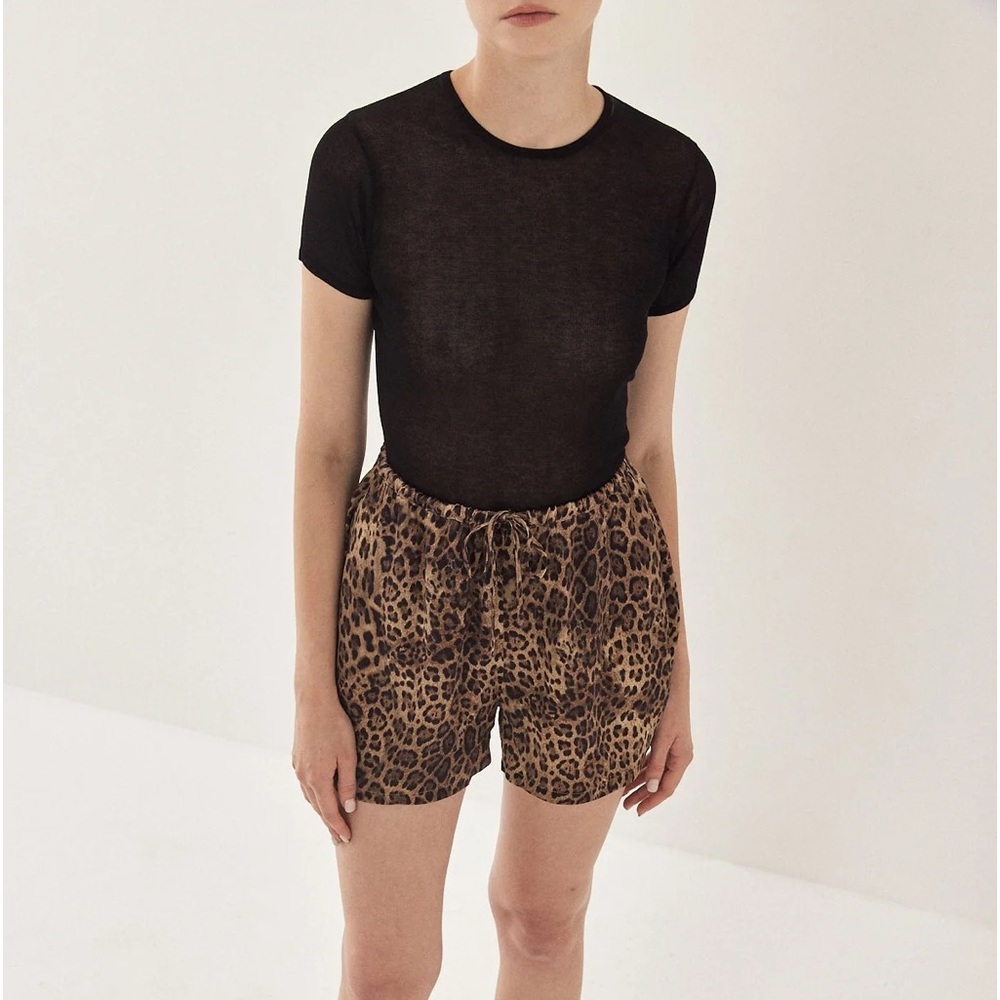 DÉ ROCOCO Satin Drawstring Shorts, Size M - Picture 4 of 7